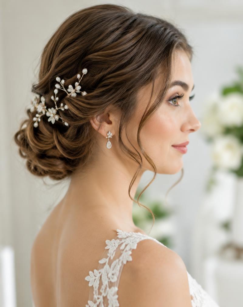 Bridal updo