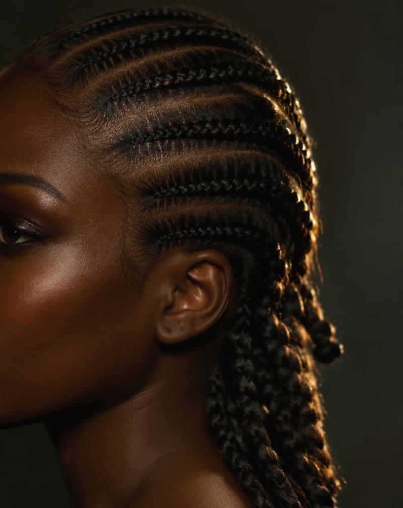 Sculpted cornrows